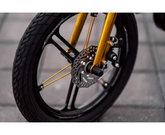 Детский велосипед Lenjoy Pilot 16 (чёрно-жёлтый), Цвет: жёлтый, изображение 10