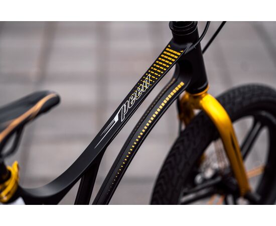 Детский велосипед Lenjoy Pilot 16 (чёрно-жёлтый), Цвет: жёлтый, изображение 11