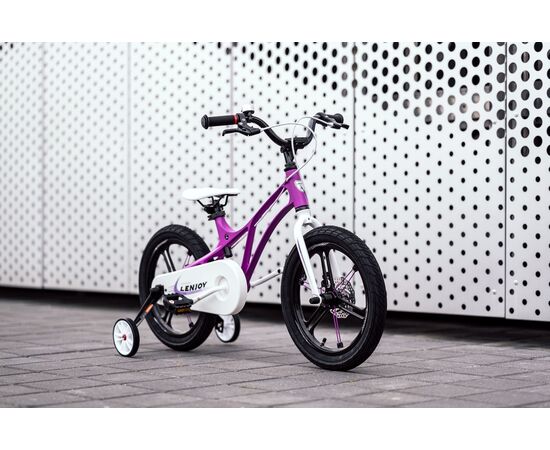 Детский велосипед Lenjoy Pilot 16 (фиолетовый), Цвет: фиолетовый, изображение 2
