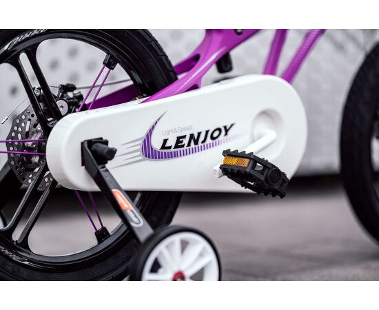 Детский велосипед Lenjoy Pilot 16 (фиолетовый), Цвет: фиолетовый, изображение 6