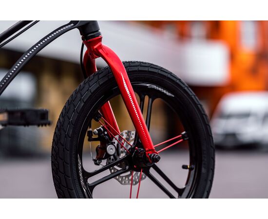 Детский велосипед Lenjoy Pilot 16 (чёрно-красный), Цвет: красный, изображение 10