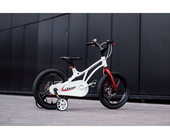 Детский велосипед Lenjoy Pilot 16 (белый), Цвет: белый, изображение 3