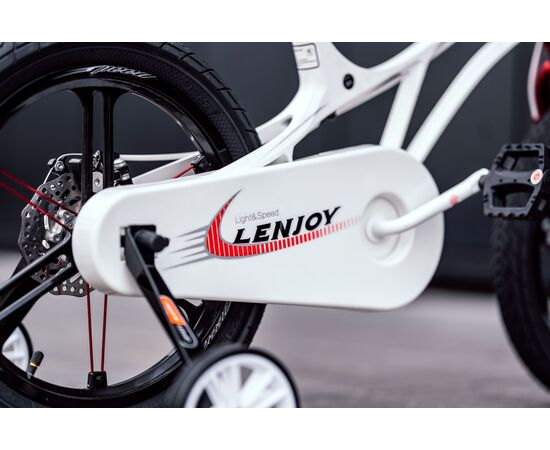 Детский велосипед Lenjoy Pilot 16 (белый), Цвет: белый, изображение 4