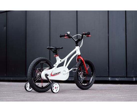 Детский велосипед Lenjoy Pilot 16 (белый), Цвет: белый, изображение 12