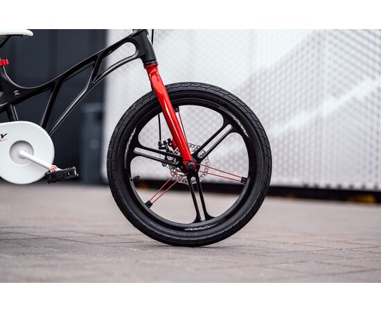 Детский велосипед Lenjoy Pilot 18 (чёрно-красный), Цвет: черный, изображение 2