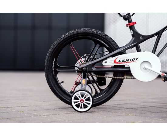 Детский велосипед Lenjoy Pilot 18 (чёрно-красный), Цвет: черный, изображение 9
