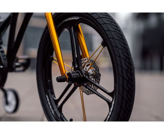 Детский велосипед Lenjoy Pilot 18 (чёрно-жёлтый), Цвет: оранжевый, изображение 10