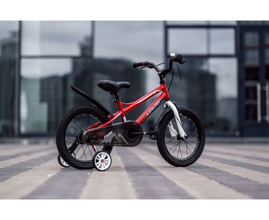 Детский велосипед Lenjoy Finder 16 (красный), Цвет: красный, изображение 2