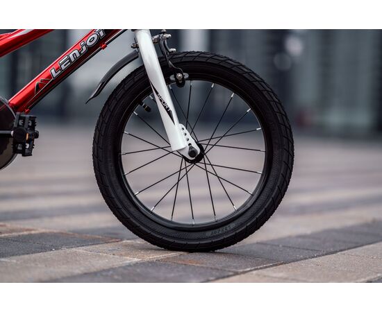 Детский велосипед Lenjoy Finder 16 (красный), Цвет: красный, изображение 3