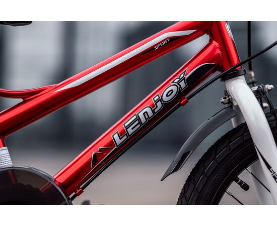 Детский велосипед Lenjoy Finder 16 (красный), Цвет: красный, изображение 7