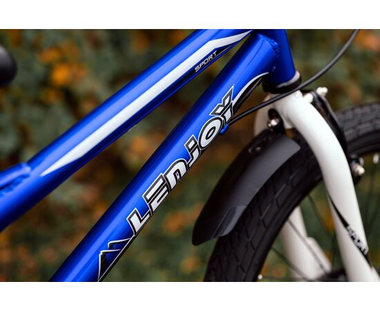 Детский велосипед Lenjoy Finder 18 (синий), Цвет: синий, изображение 4