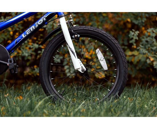 Детский велосипед Lenjoy Finder 18 (синий), Цвет: синий, изображение 5