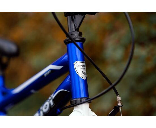 Детский велосипед Lenjoy Finder 18 (синий), Цвет: синий, изображение 7