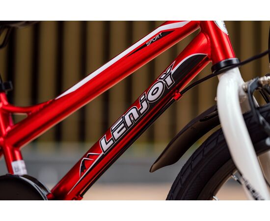 Детский велосипед Lenjoy Finder 18 (красный), Цвет: красный, изображение 3