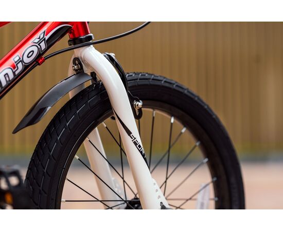 Детский велосипед Lenjoy Finder 18 (красный), Цвет: красный, изображение 6