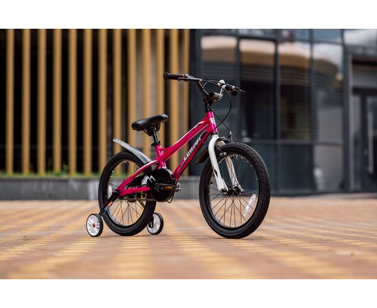 Детский велосипед Lenjoy Finder 18 (розовый), Цвет: розовый, изображение 3