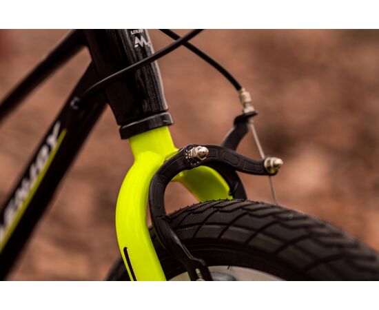 Детский велосипед Lenjoy Shadow 16 (чёрный), Цвет: салатовый, изображение 6