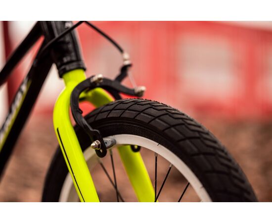 Детский велосипед Lenjoy Shadow 16 (чёрный), Цвет: салатовый, изображение 7