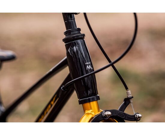 Детский велосипед Lenjoy Shadow 16 (чёрно-жёлтый), Цвет: жёлтый, изображение 4