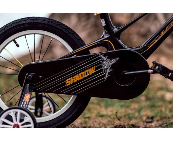 Детский велосипед Lenjoy Shadow 16 (чёрно-жёлтый), Цвет: жёлтый, изображение 8