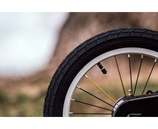 Детский велосипед Lenjoy Shadow 16 (чёрно-жёлтый), Цвет: жёлтый, изображение 11