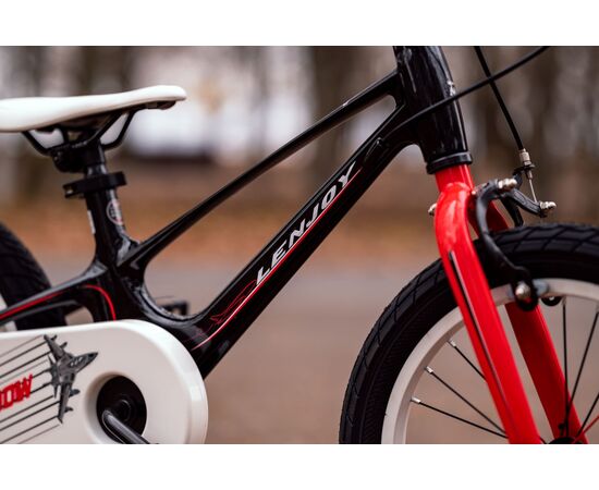 Детский велосипед Lenjoy Shadow 16 (чёрно-красный), Цвет: красный, изображение 7