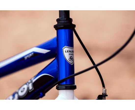 Детский велосипед Lenjoy Finder 20 (синий), Цвет: синий, изображение 6