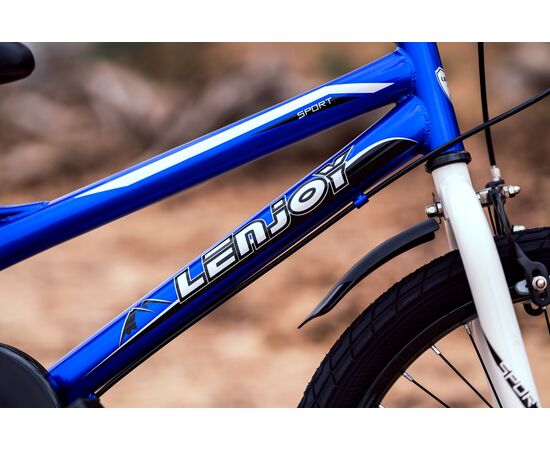 Детский велосипед Lenjoy Finder 20 (синий), Цвет: синий, изображение 7