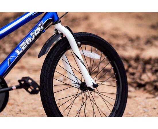 Детский велосипед Lenjoy Finder 20 (синий), Цвет: синий, изображение 10