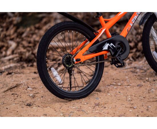 Детский велосипед Lenjoy Finder 20 (оранжевый), Цвет: оранжевый, изображение 2