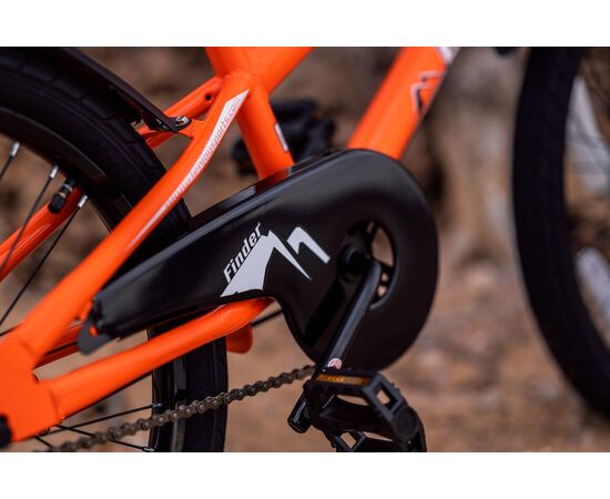 Детский велосипед Lenjoy Finder 20 (оранжевый), Цвет: оранжевый, изображение 3