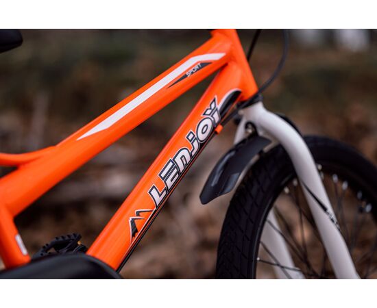 Детский велосипед Lenjoy Finder 20 (оранжевый), Цвет: оранжевый, изображение 5