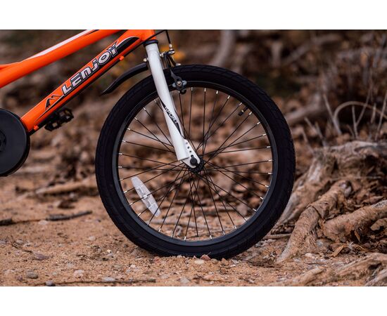 Детский велосипед Lenjoy Finder 20 (оранжевый), Цвет: оранжевый, изображение 6