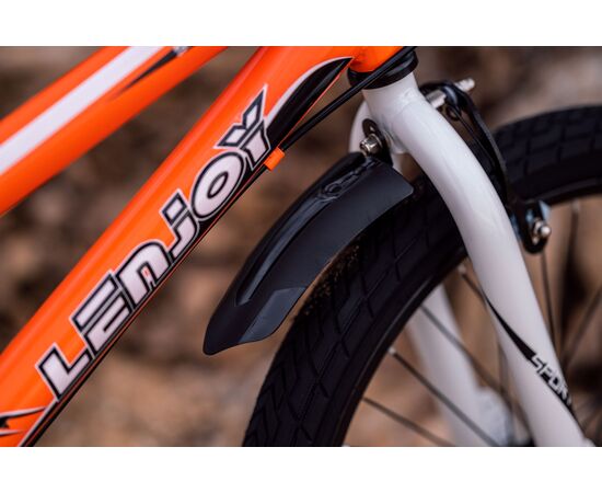 Детский велосипед Lenjoy Finder 20 (оранжевый), Цвет: оранжевый, изображение 7