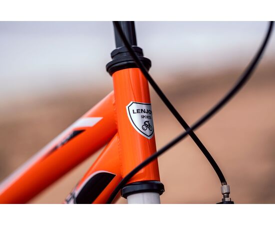 Детский велосипед Lenjoy Finder 20 (оранжевый), Цвет: оранжевый, изображение 9