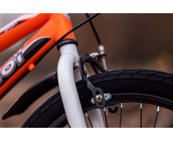 Детский велосипед Lenjoy Finder 20 (оранжевый), Цвет: оранжевый, изображение 10