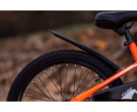 Детский велосипед Lenjoy Finder 20 (оранжевый), Цвет: оранжевый, изображение 12