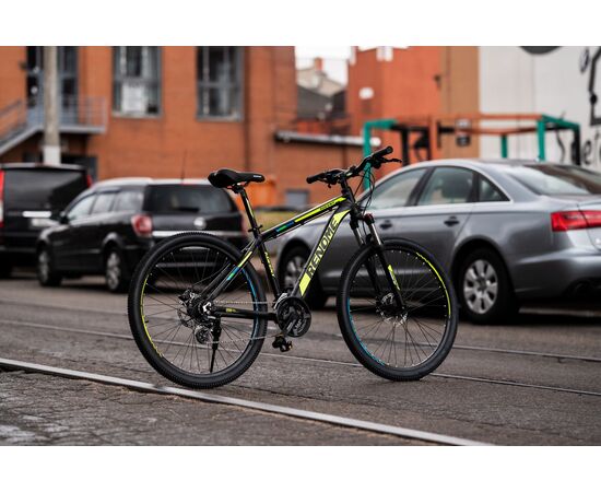Велосипед RENOME ADVENT 27,5" (черно-желтый), изображение 2