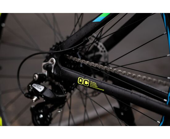 Велосипед RENOME ADVENT 27,5" (черно-желтый), изображение 6