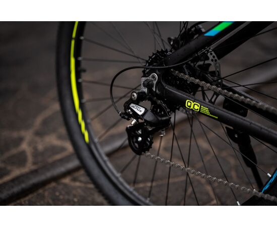 Велосипед RENOME ADVENT 27,5" (черно-желтый), изображение 7