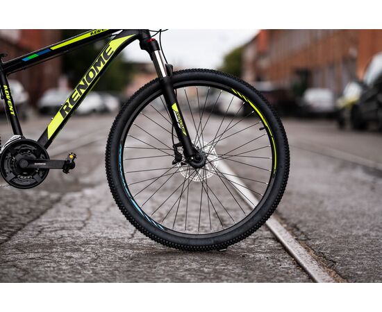Велосипед RENOME ADVENT 27,5" (черно-желтый), изображение 9