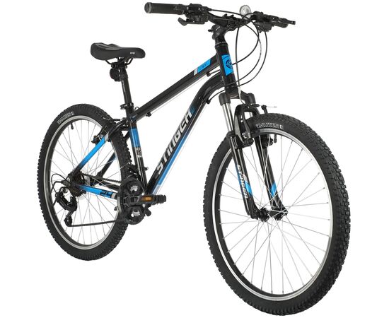 Велосипед Stinger Element STD 24" (чёрный), Цвет: черный, Размер рамы: 14", изображение 2 Велосипед Stinger Element STD 24" (чёрный), Цвет: черный, Размер рамы: 14", изображение 2