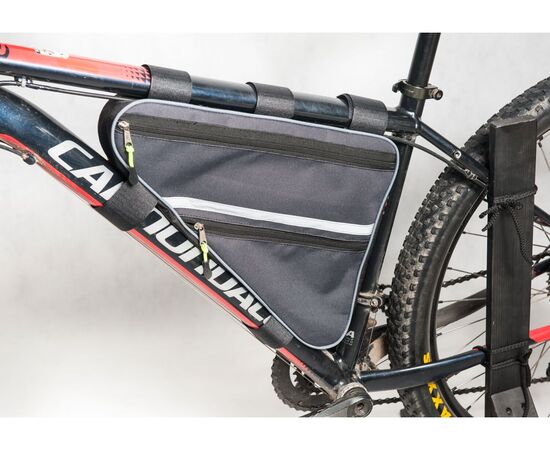 Велосумка Course «Мастер» под раму большая «Актив» (серый), изображение 7
