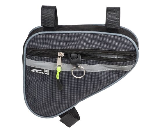 Велосумка Course «Мастер» под раму малая «Актив» (серый), изображение 3