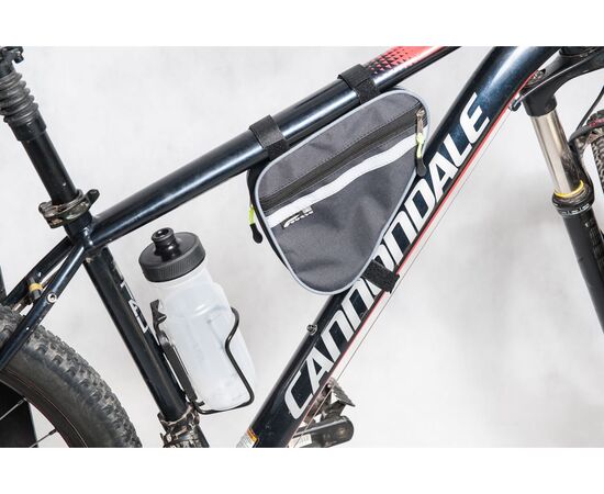 Велосумка Course «Мастер» под раму малая «Актив» (серый), изображение 5