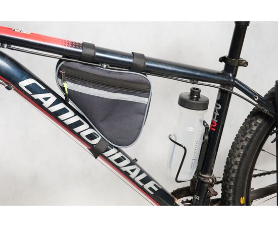 Велосумка Course «Мастер» под раму малая «Актив» (серый), изображение 6