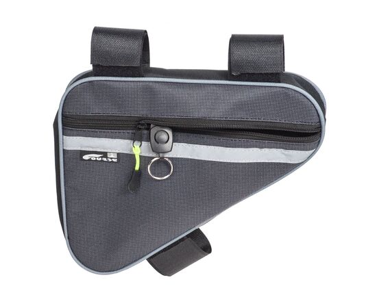 Велосумка Course «Мастер» под раму средняя «Актив» (серый), изображение 2