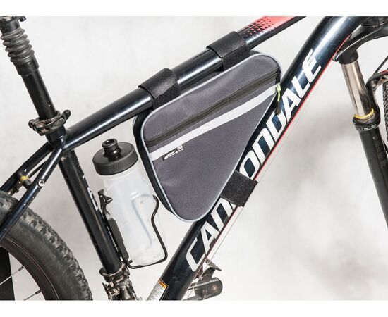 Велосумка Course «Мастер» под раму средняя «Актив» (серый), изображение 4