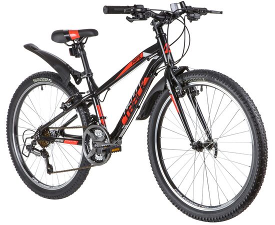 Велосипед Novatrack Prime 18.V 24" (чёрный), Цвет: черный, Размер рамы: 13", изображение 2