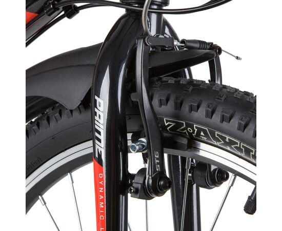 Велосипед Novatrack Prime 18.V 24" (чёрный), Цвет: черный, Размер рамы: 13", изображение 3